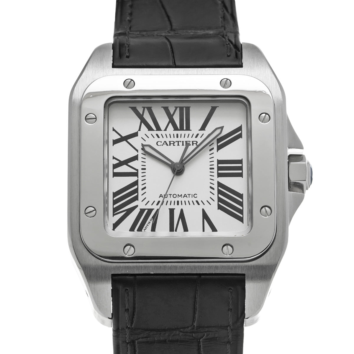 Santos 100 LM W20073X8 Silver CARTIER Men's [Pre-owned]