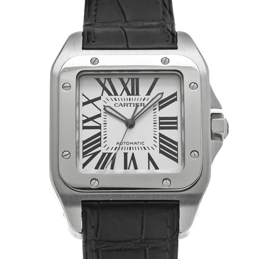 Santos 100 LM W20073X8 Silver CARTIER Men's [Pre-owned]
