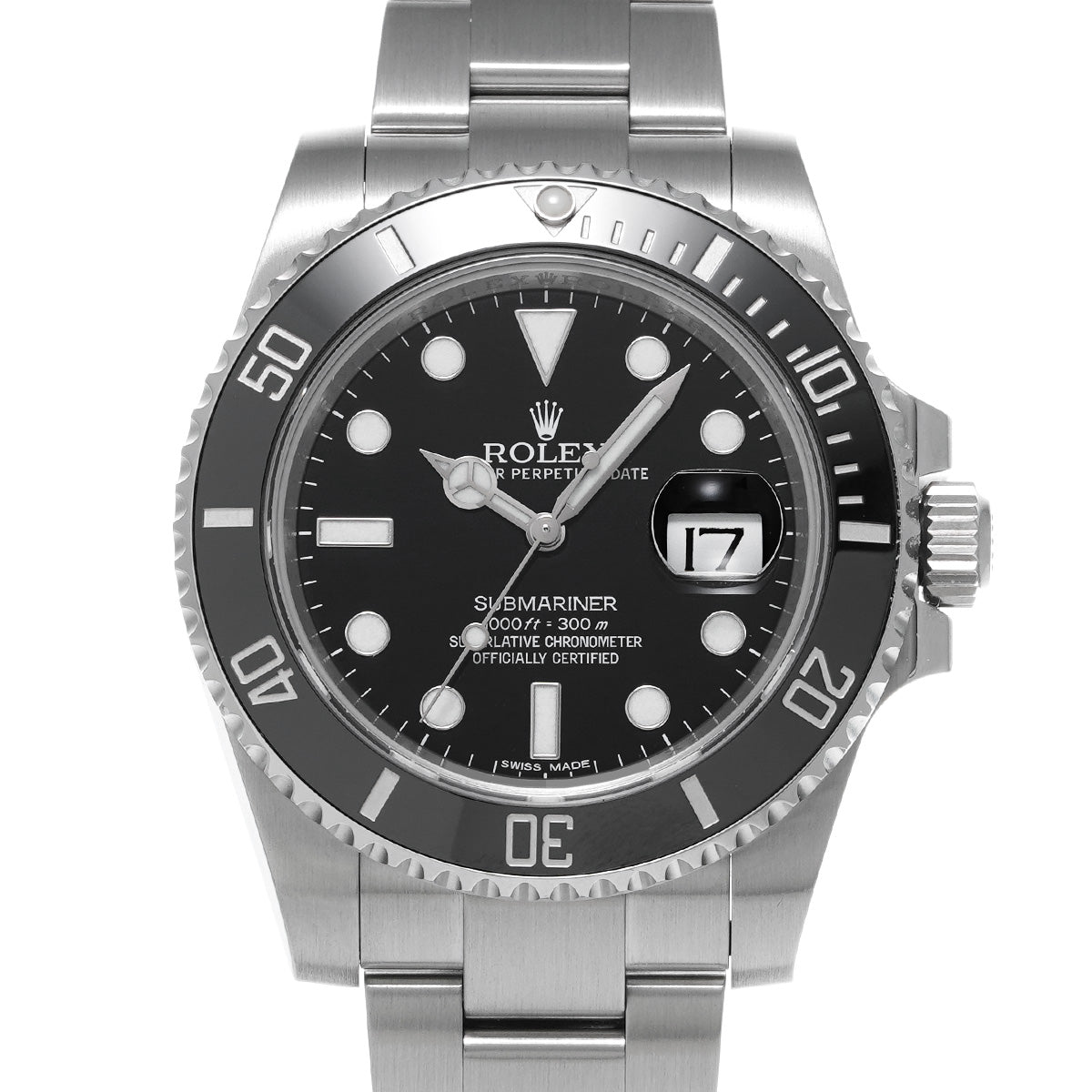 Submariner Date 116610LN Black ROLEX Men's [Pre-Owned].