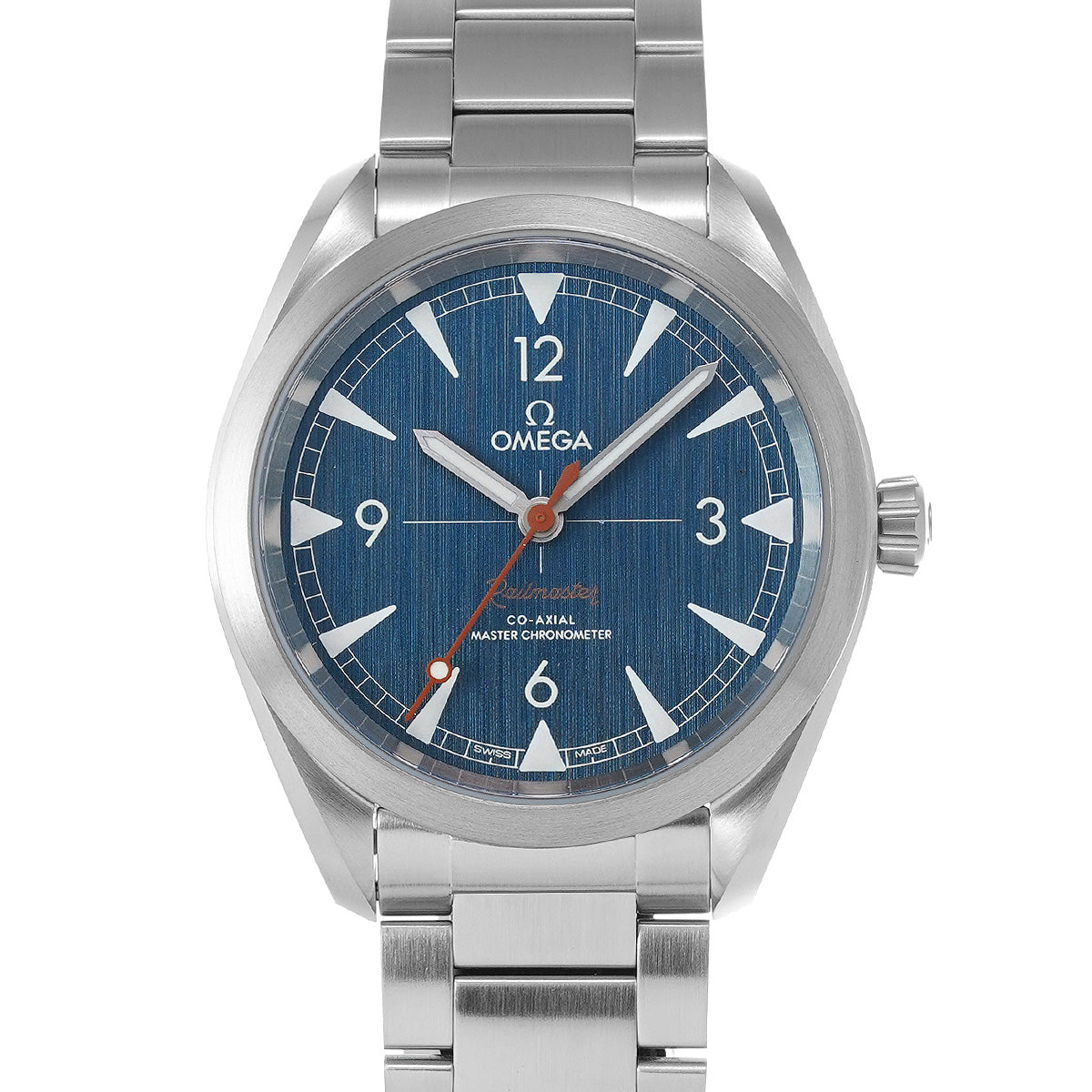 Seamaster Railmaster Co-Axial Master Chronometer 220.10.40.20.03.001 Blue OMEGA Men's [New]