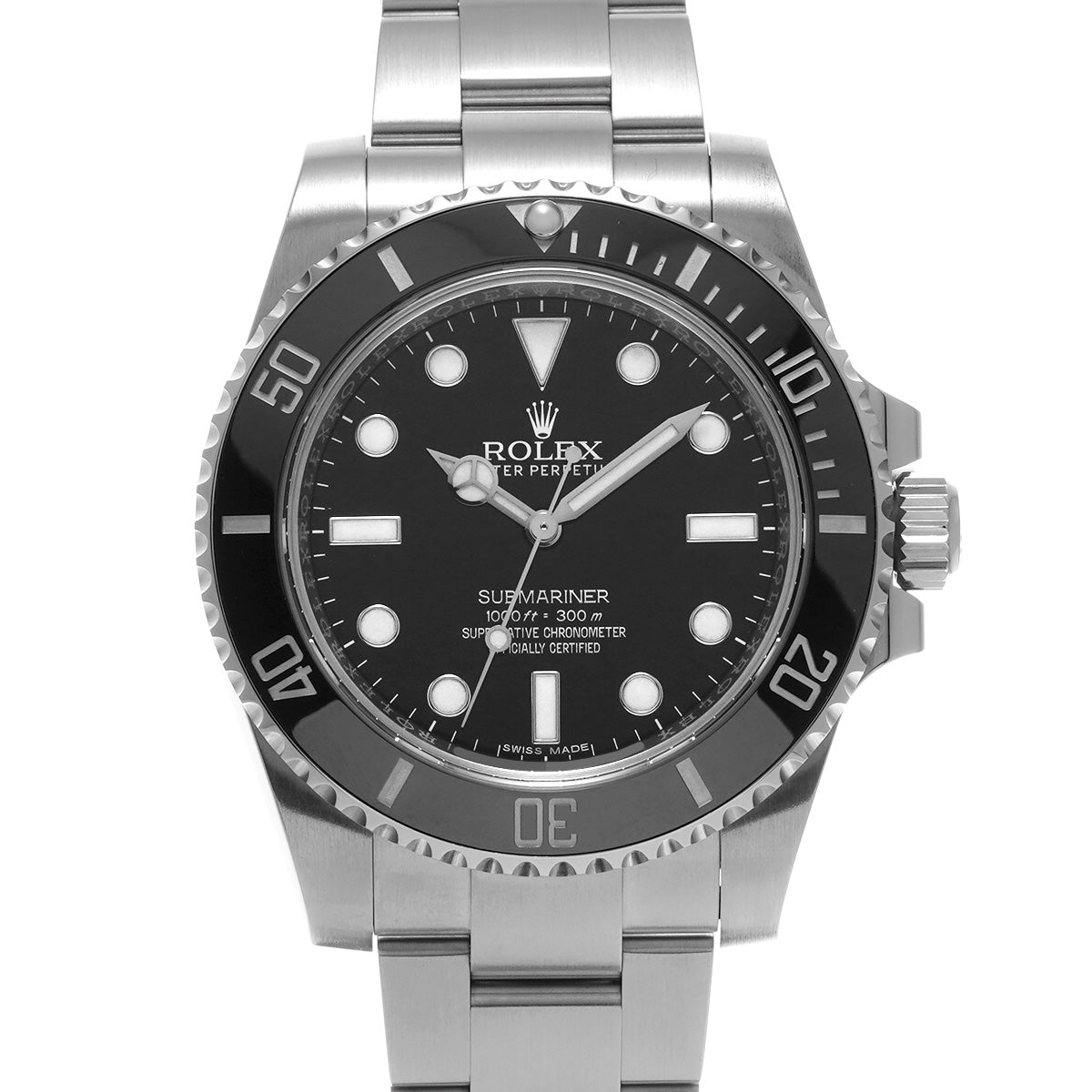 Submariner 114060 Random Serial Black ROLEX Men's [Pre-Owned].