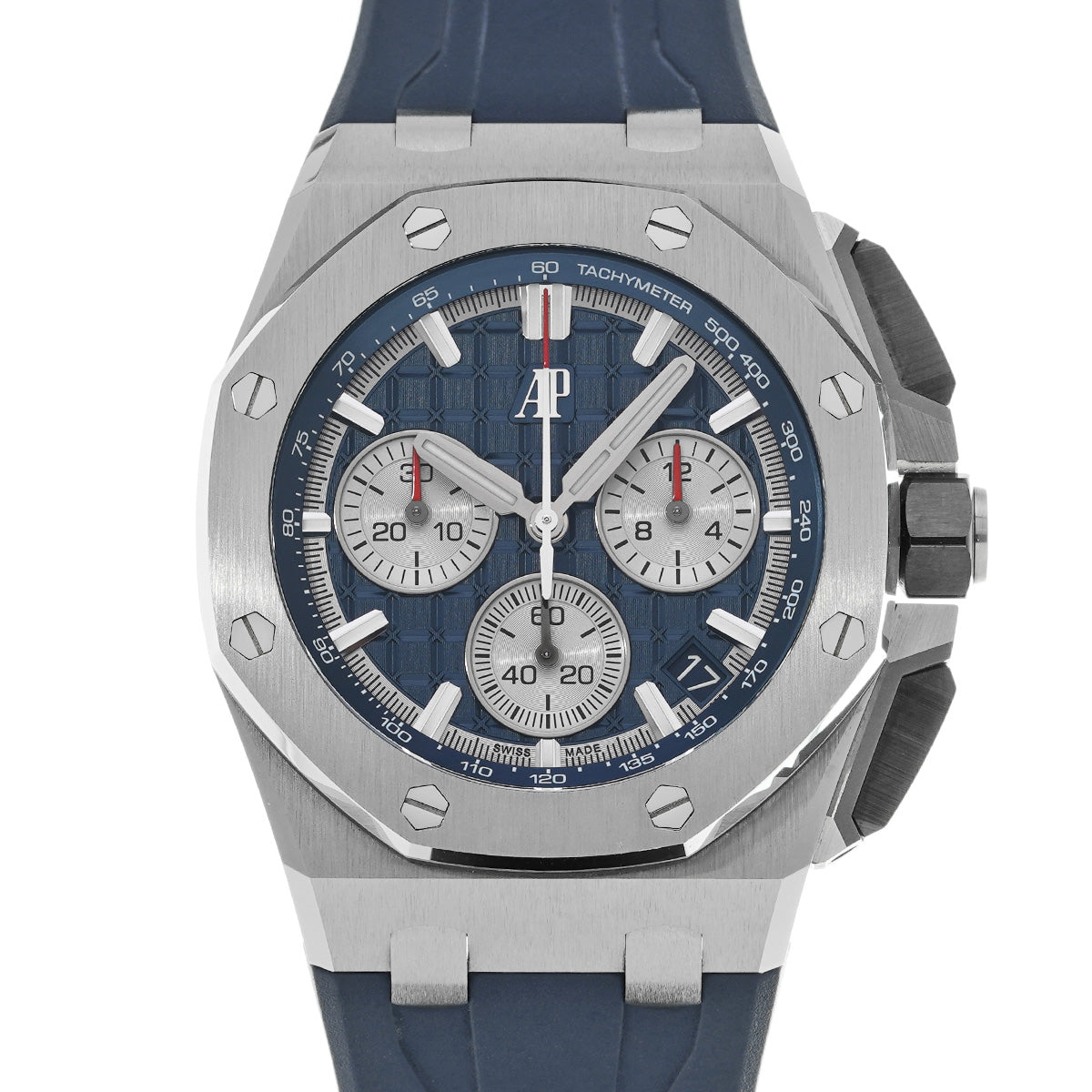 Royal Oak Offshore Chronograph 26420TI.OO.A027CA.01 Blue/Rhodium AUDEMARS PIGUET Mens [Pre-Owned]