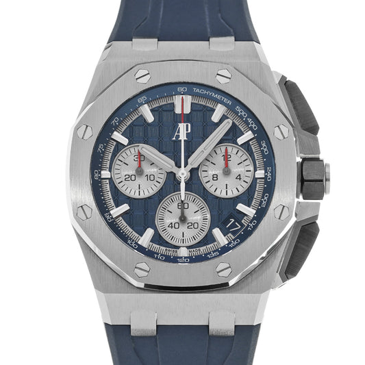Royal Oak Offshore Chronograph 26420TI.OO.A027CA.01 Blue/Rhodium AUDEMARS PIGUET Mens [Pre-Owned]