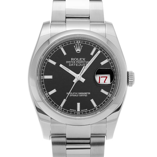 DATE JUST 116200 G (made around 2011) Black ROLEX Men's [Pre-Owned].