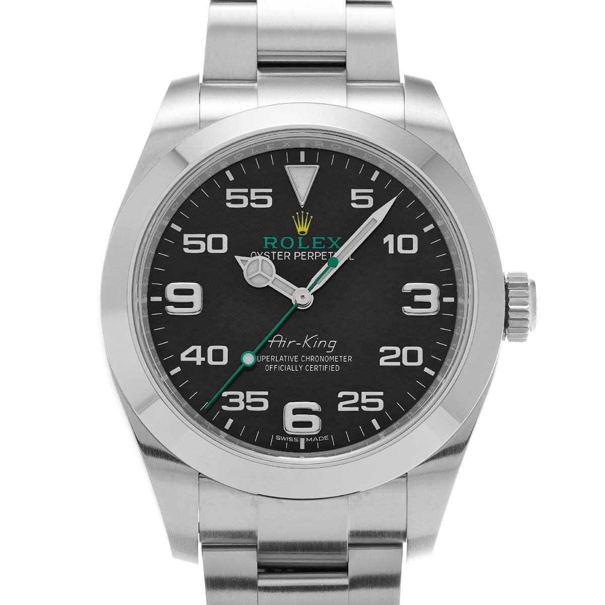 AIRKING 116900 Random Serial Black ROLEX Men's [Pre-owned].