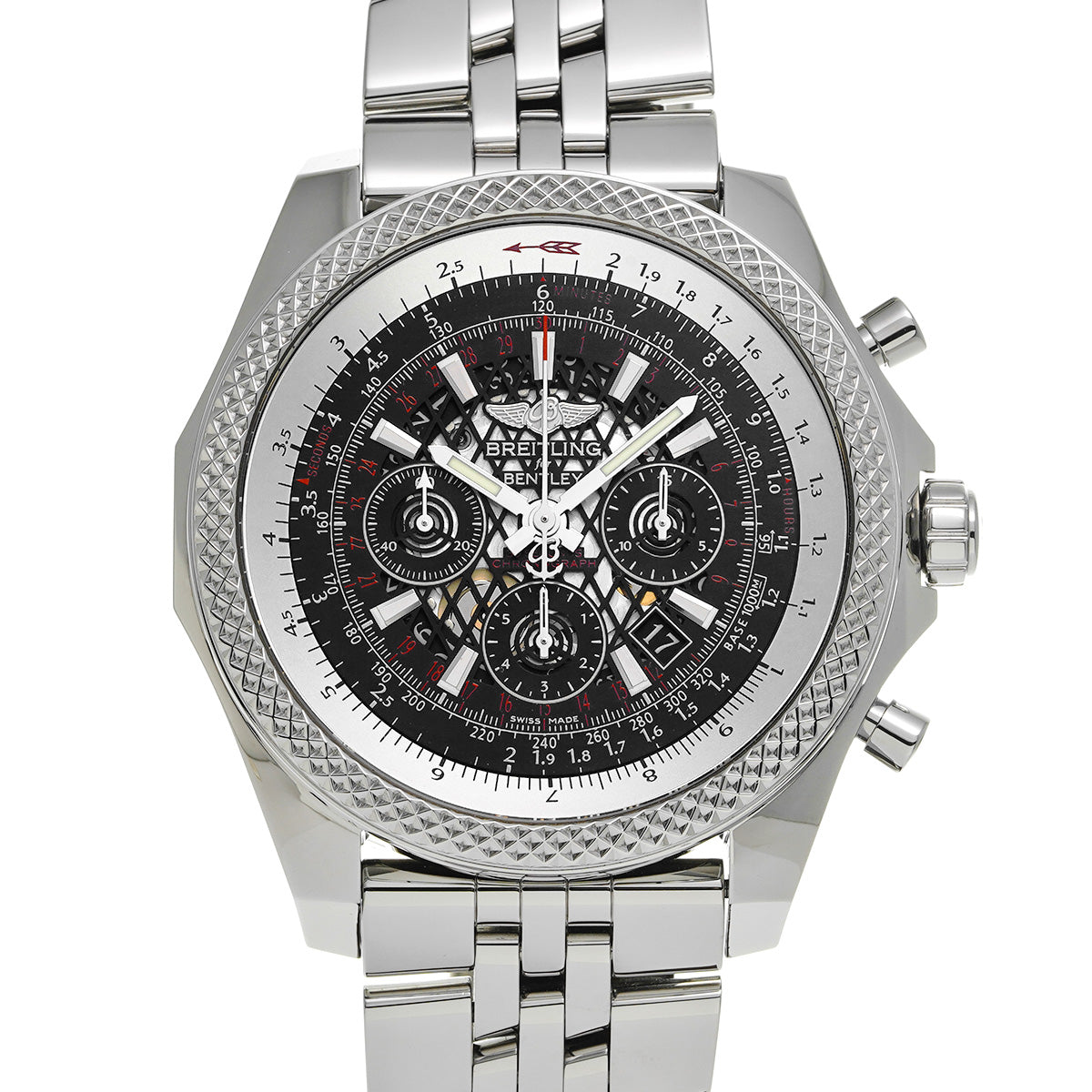 Bentley B06 AB061112/BC42 Black BREITLING Men's [Pre-Owned].