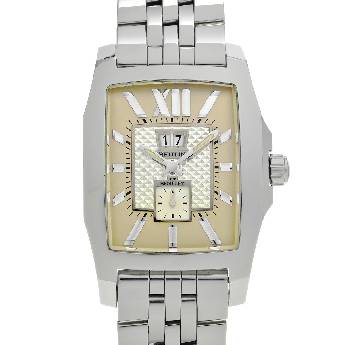 Bentley Flying B Big Date A1636212 White BREITLING Men's [Pre-Owned].