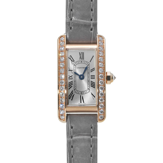 Tank American Mini WJTA0041 Silver CARTIER Ladies [Pre-owned]