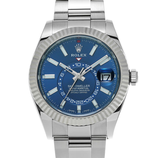 SKYDWELLER 326934 Random Serial Blue ROLEX Men's [Pre-Owned].