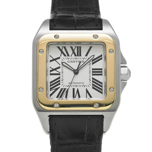 Santos 100 LM W20072X7 Silver CARTIER Men's [Pre-owned]