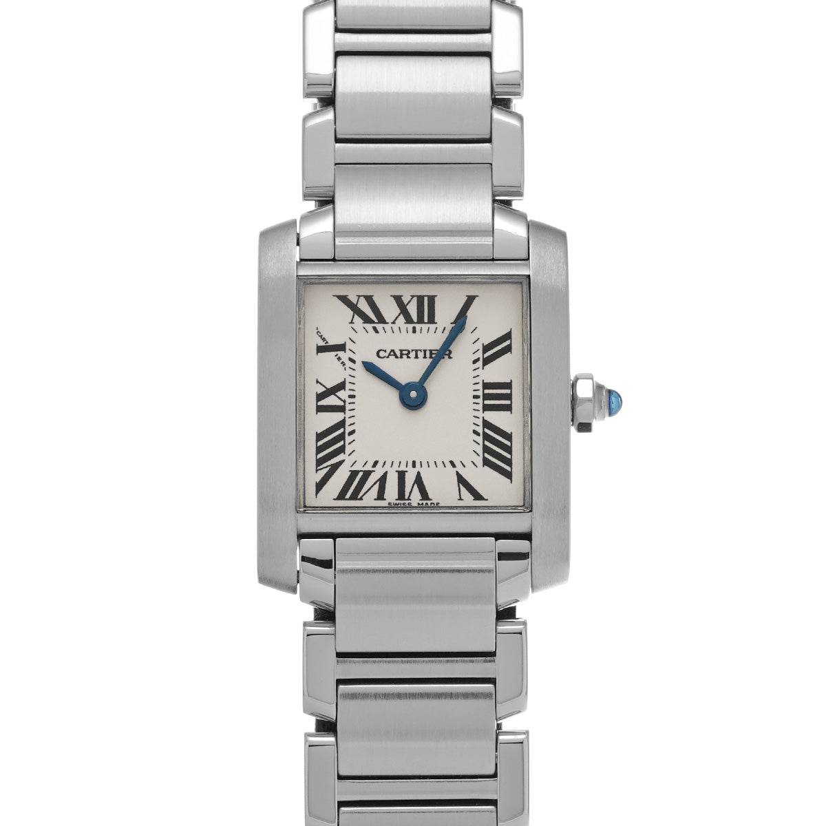 Tank Francaise SM W51008Q3 Silver CARTIER Ladies [Pre-owned]