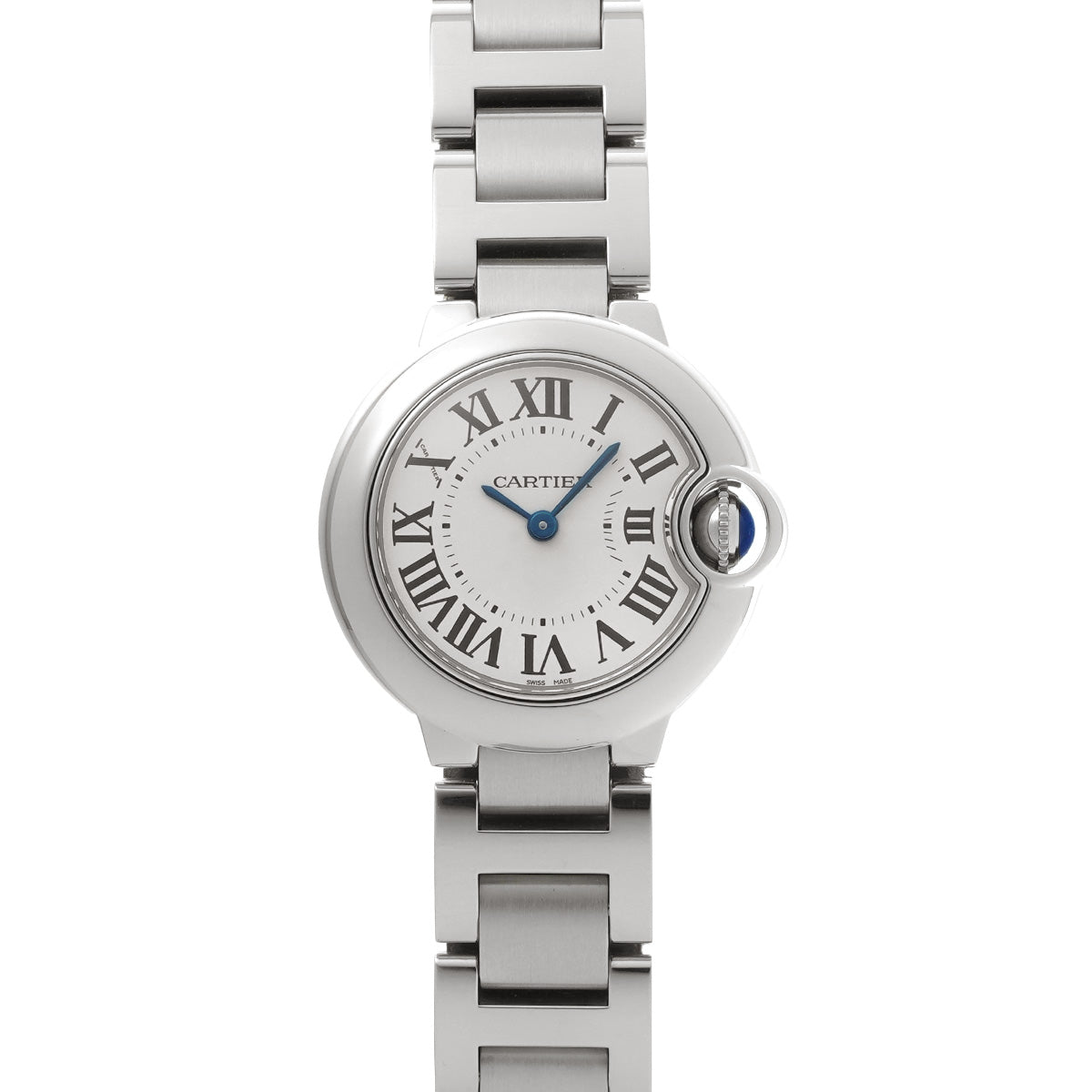 Ballon Bleu de Cartier 28mm W69010Z4 Silver CARTIER Ladies [Pre-owned]
