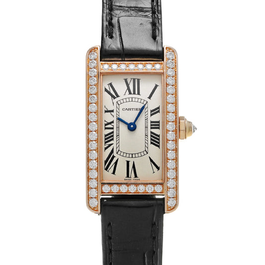 Tank American SM WB707931 Ivory CARTIER Ladies [Pre-owned]