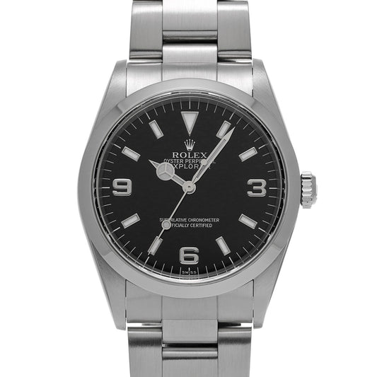 Explorer 14270 A (manufactured circa 1999) Black ROLEX Men's [Pre-Owned].