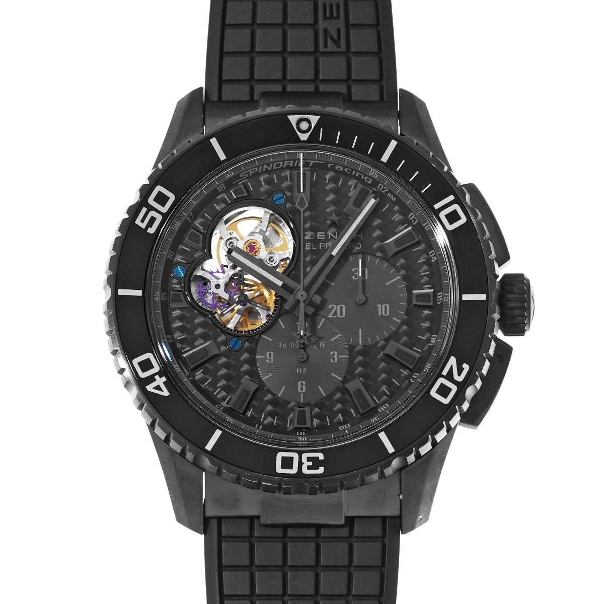El Primero Stratos Stratos Spindrift 75.2060.4061/21.R573 Black ZENITH Men's [pre-owned]