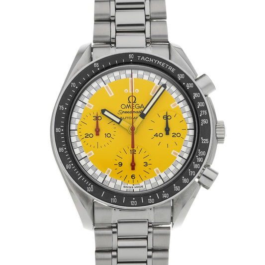 Speedmaster Racing Michael Schumacher 3510.12 Yellow OMEGA Men's [Pre-Owned].