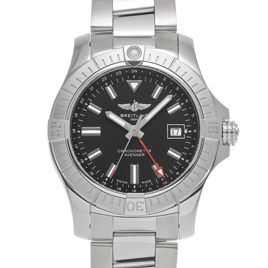 Avenger Automatic GMT 43 A32397101B1A1 Black BREITLING Men's [Pre-Owned].