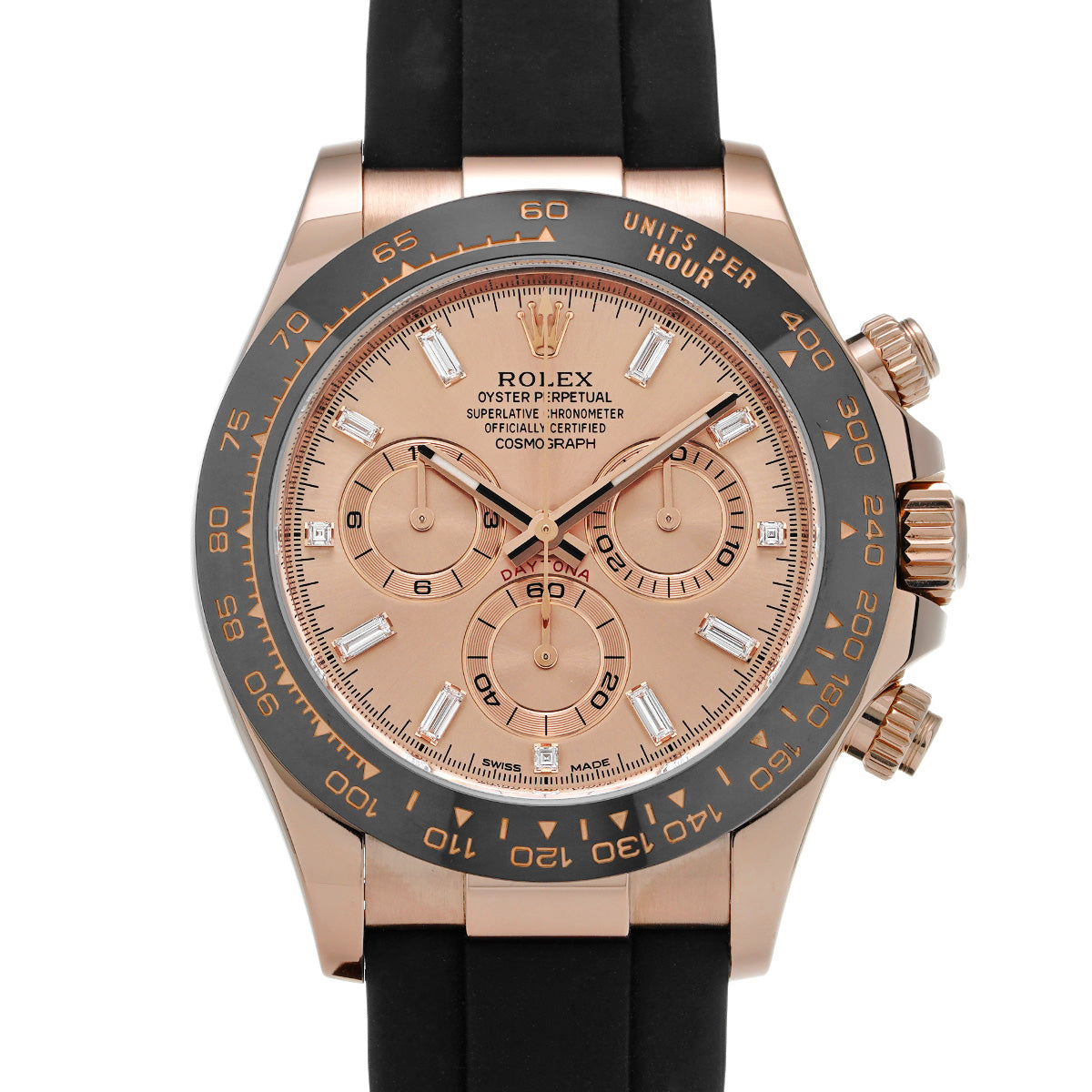 Cosmograph Daytona 116515LNA Random Serial Ros/Diamond ROLEX Men's [Pre-Owned].