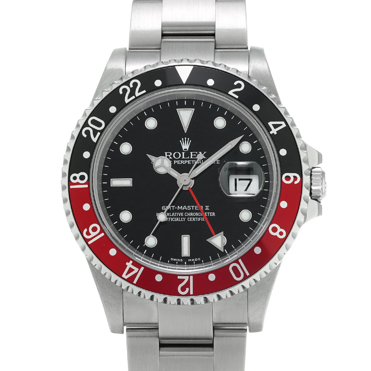 GMT Master II 16710 D (manufactured circa 2005) Black ROLEX Men's [Pre-Owned].