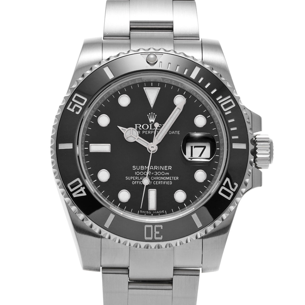 Submariner Date 116610LN Random Serial Black ROLEX Men's [Pre-Owned].