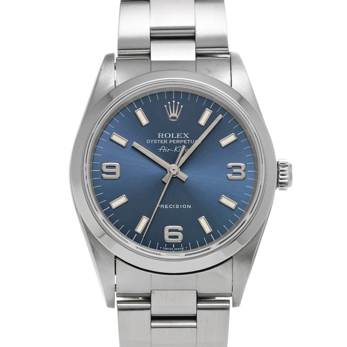 Air-King 14000 T (manufactured circa 1997) Blue ROLEX Men's [Pre-Owned].