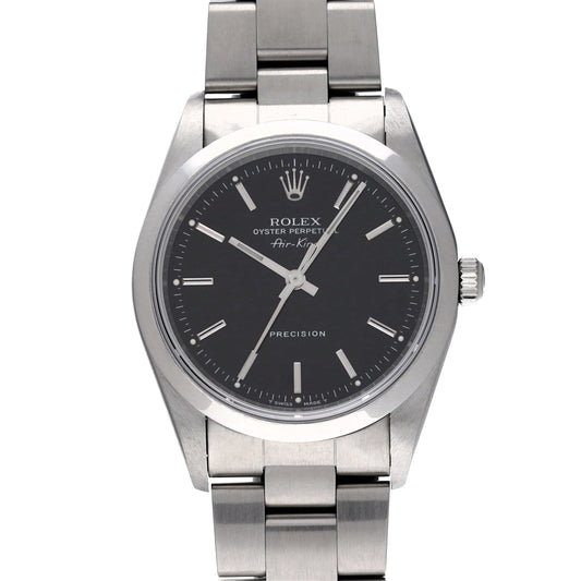 Air-King 14000 U (manufactured circa 1997) Black ROLEX Men's [Pre-Owned].