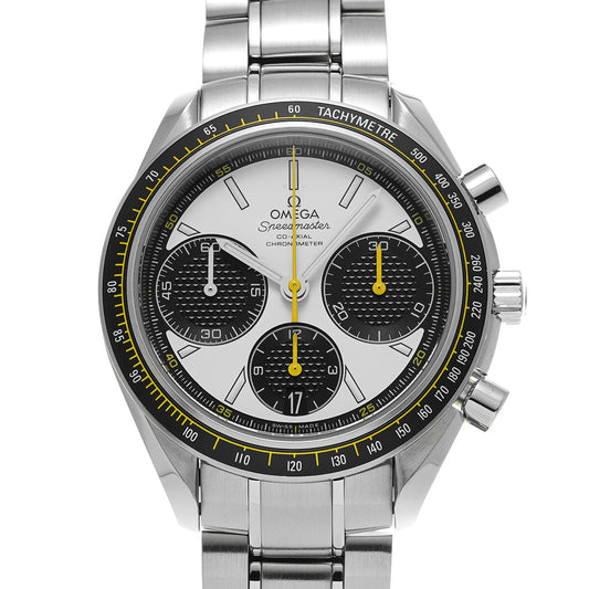 Speedmaster Racing Co-Axial 326.30.40.50.04.001 White/Black OMEGA Men's [Pre-Owned].