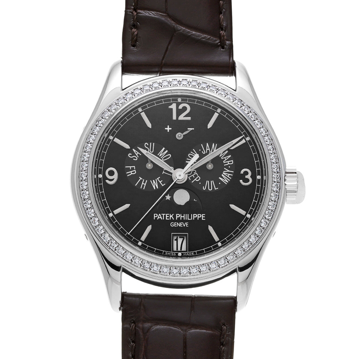 Complication Annual Calendar Moonphase 5147G-001 Black PATEK PHILIPPE Men's [Pre-Owned].