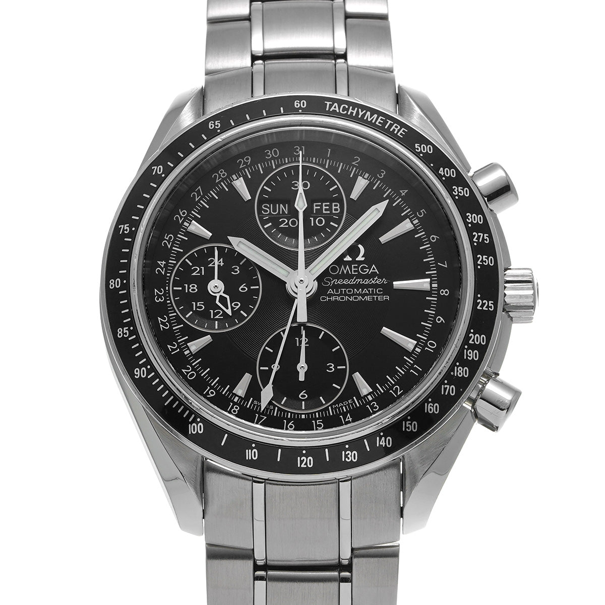 Speedmaster Triple Calendar 3220.50 Black OMEGA Men's [Pre-Owned].