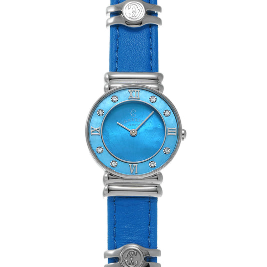 Saint Tropez Colors 028SBLD1.366.576 Blue MOP/Diamond CHARRIOL Ladies [Pre-Owned].