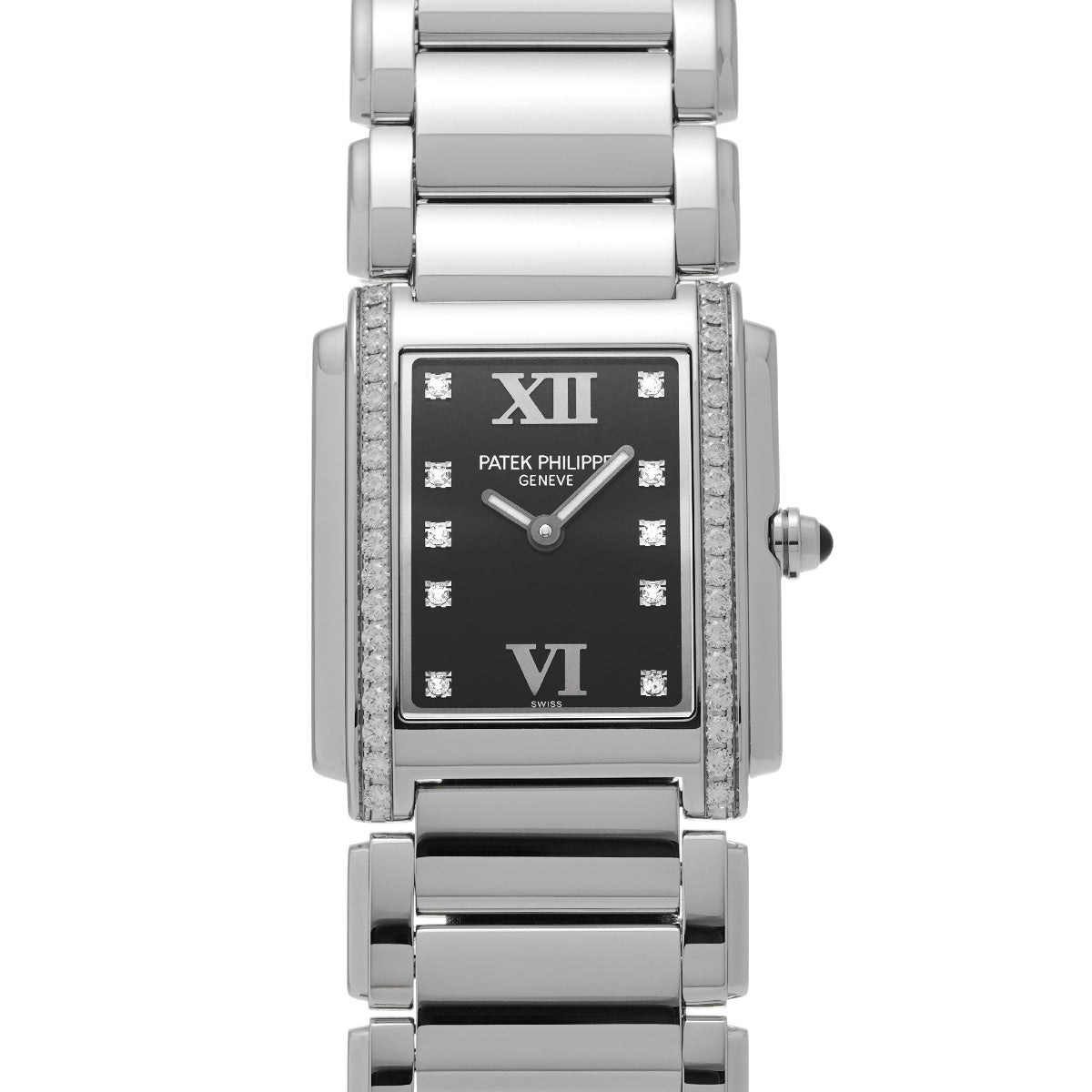 Twenty-4 4910/10A-001 Black/Diamond PATEK PHILIPPE Ladies [Pre-Owned].