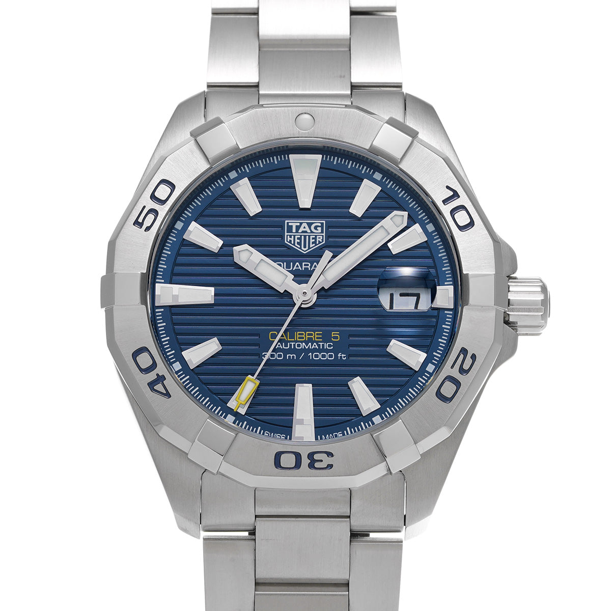 Aquaracer Calibre 5 WBD2112.BA0928 Blue TAG HEUER Men's [Pre-Owned]