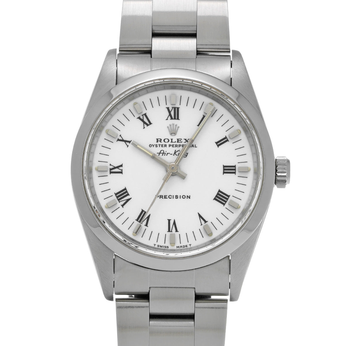 Air-King 14000 S (made around 1994) White ROLEX Men's [Pre-Owned].