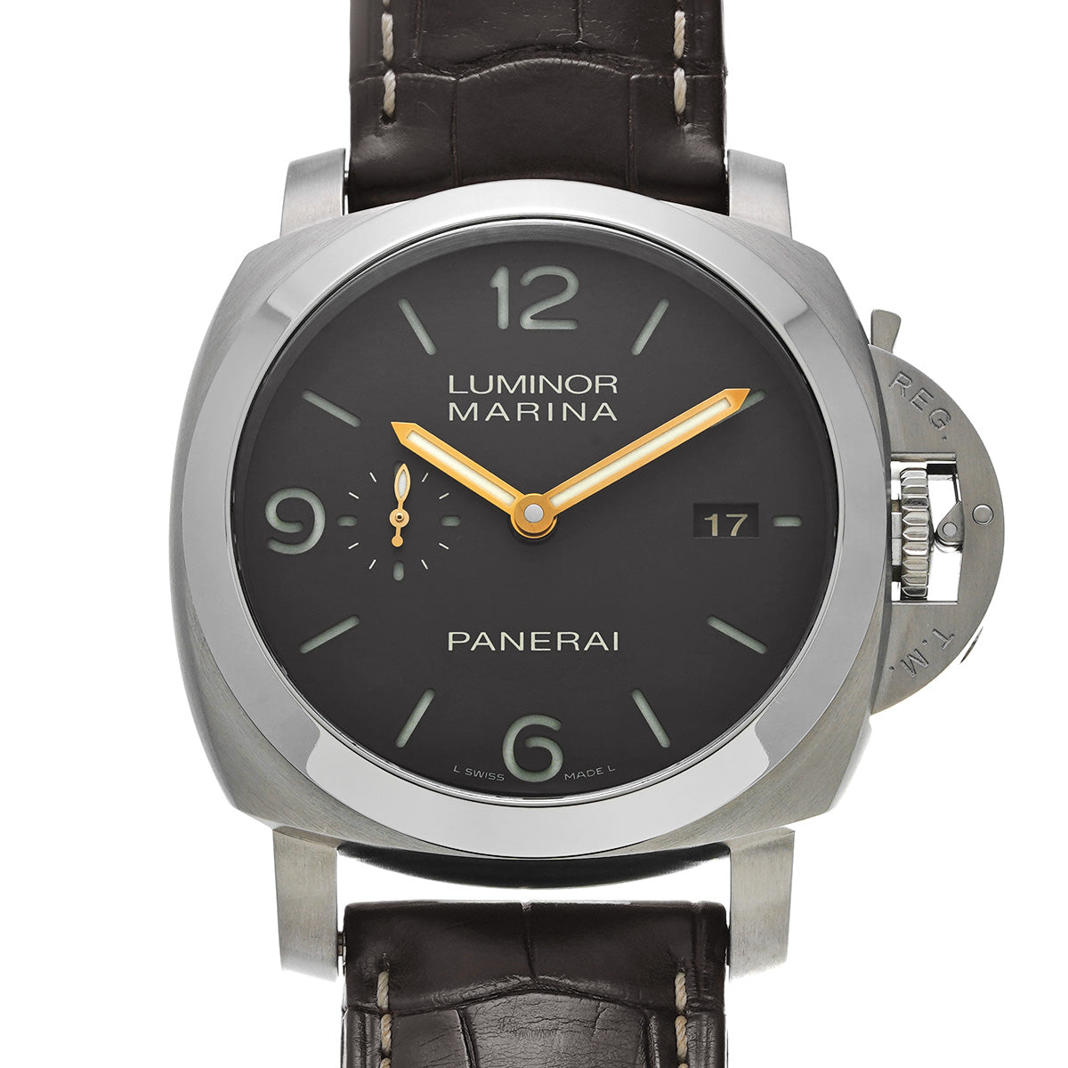 Luminor Marina 1950 3 Days Titanio PAM00351 S No. (manufactured in 2016) Brown PANERAI Men's [pre-owned].