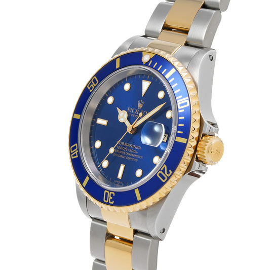 Submariner Date 16613 A (manufactured circa 1998) Blue ROLEX Men's [Pre-owned].