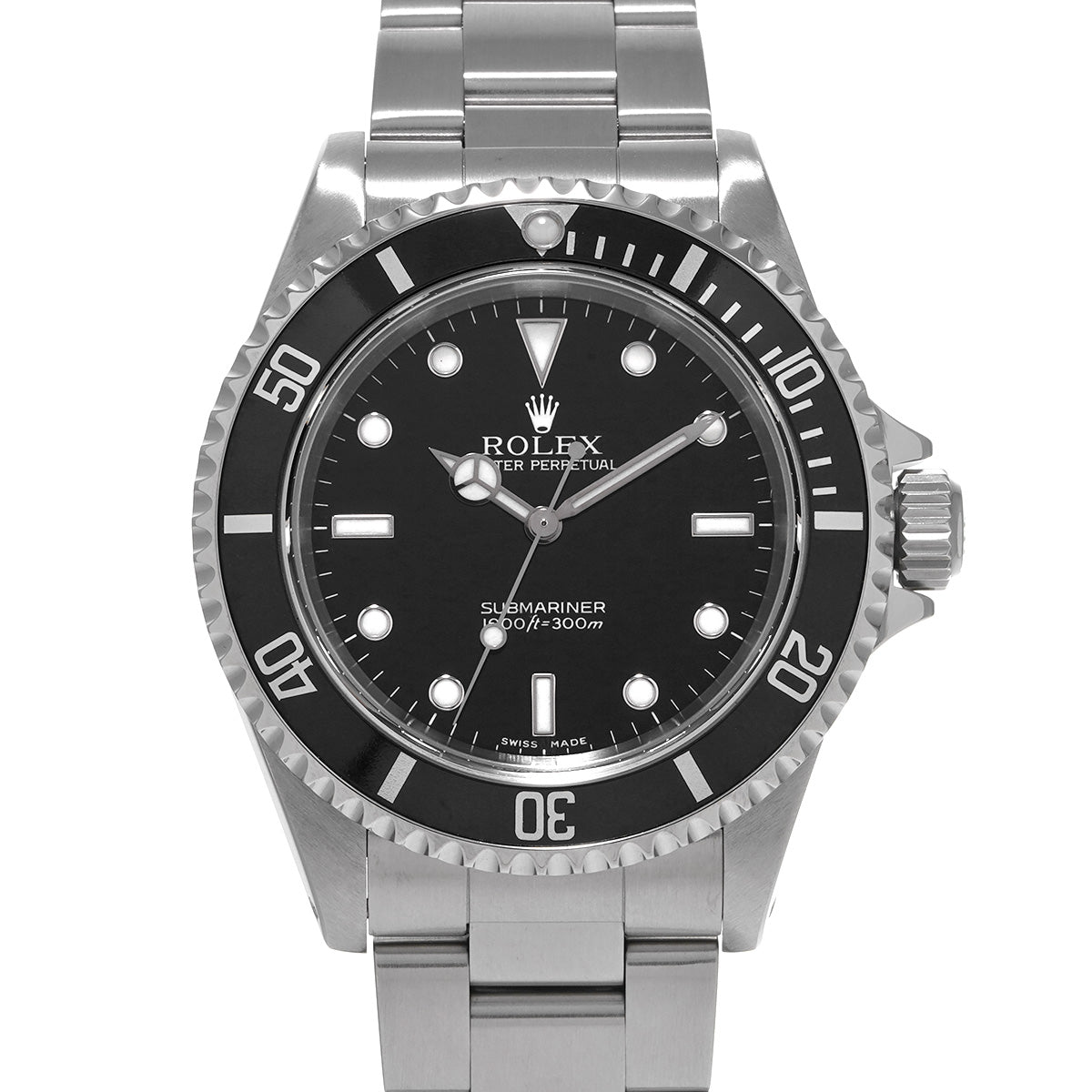 Submariner 14060M F No. (manufactured circa 2003) Black ROLEX Men's [Pre-Owned].