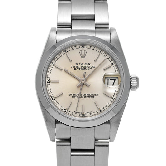 DATE JUST 31 68240 E (manufactured circa 1990) Silver ROLEX Unisex [Pre-owned].