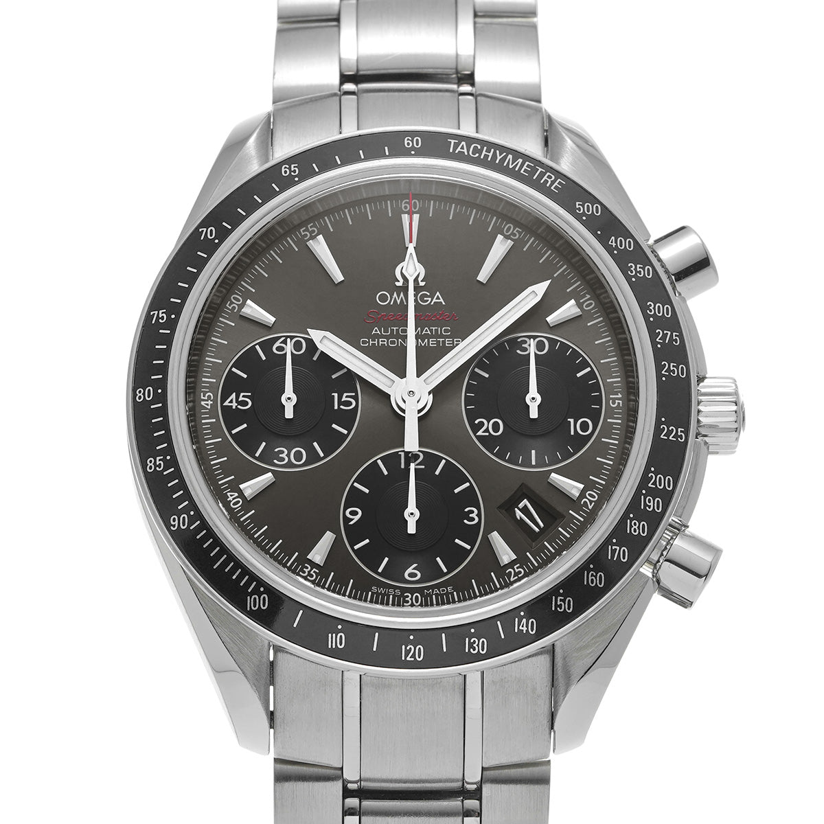 Speedmaster Date 323.30.40.40.06.001 Gray/Black OMEGA Men's [Pre-owned]