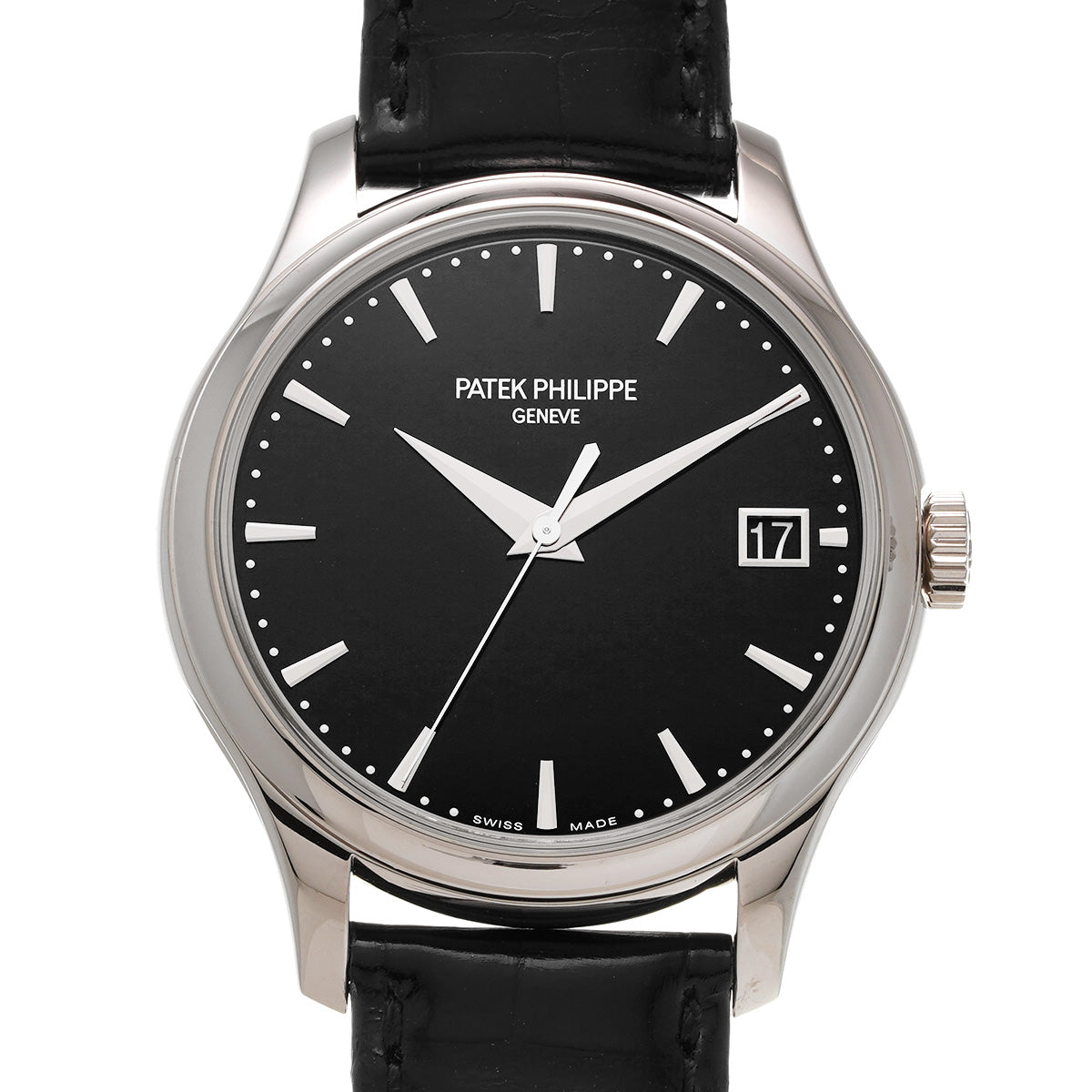 Calatrava 5227G-010 Black Laquer PATEK PHILIPPE Men's [Pre-Owned].