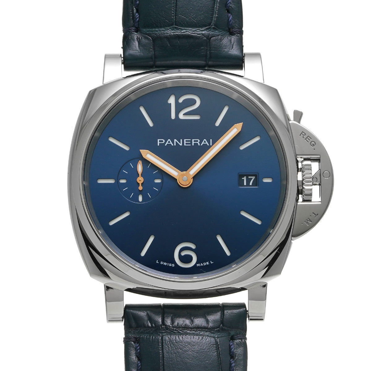 Luminor Due 42mm PAM01274 Y No. (manufactured circa 2022) Blue PANERAI Men's [Pre-Owned].