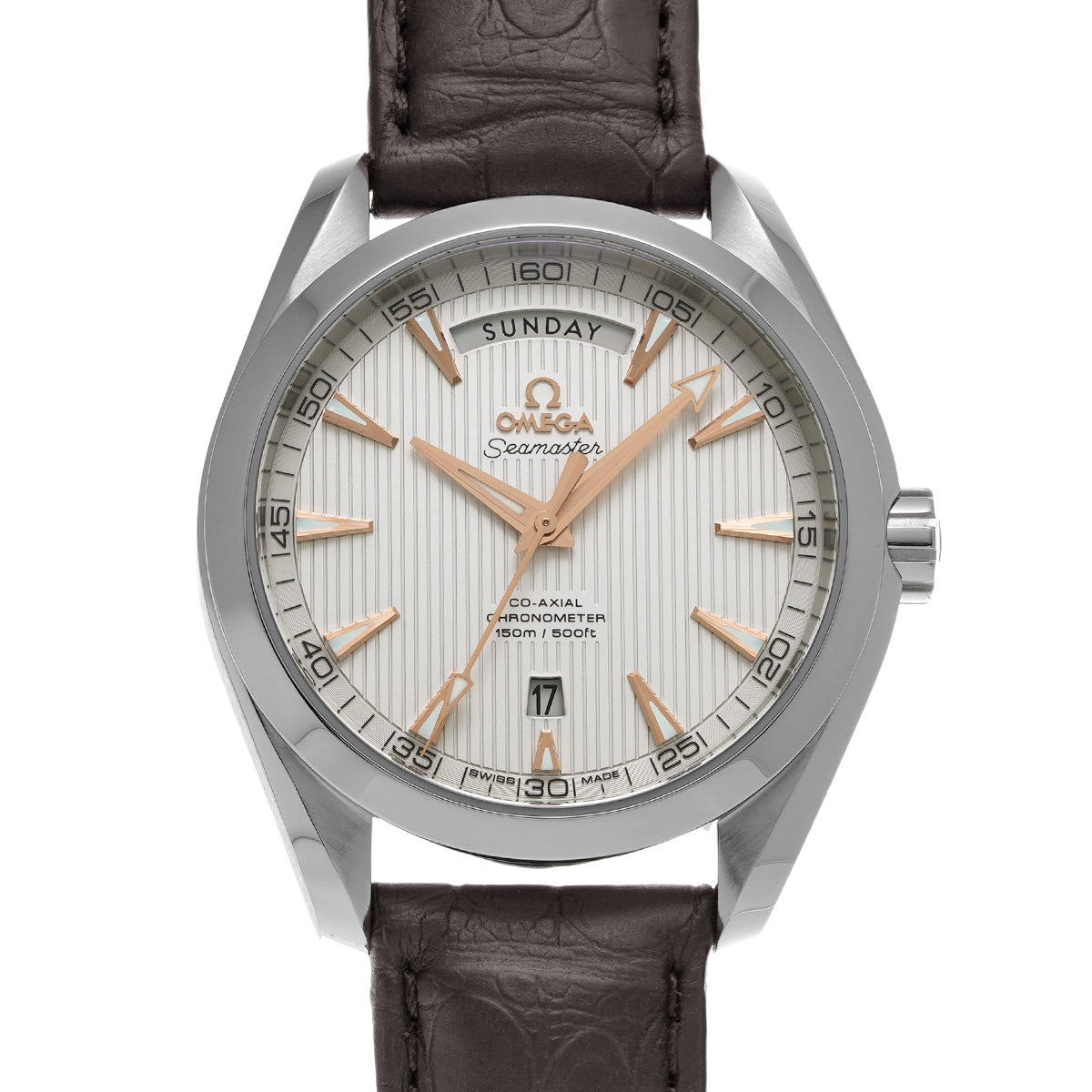 Seamaster Aqua Terra Co-Axial Day Date 231.13.42.22.02.001 Silver OMEGA Men's [New]