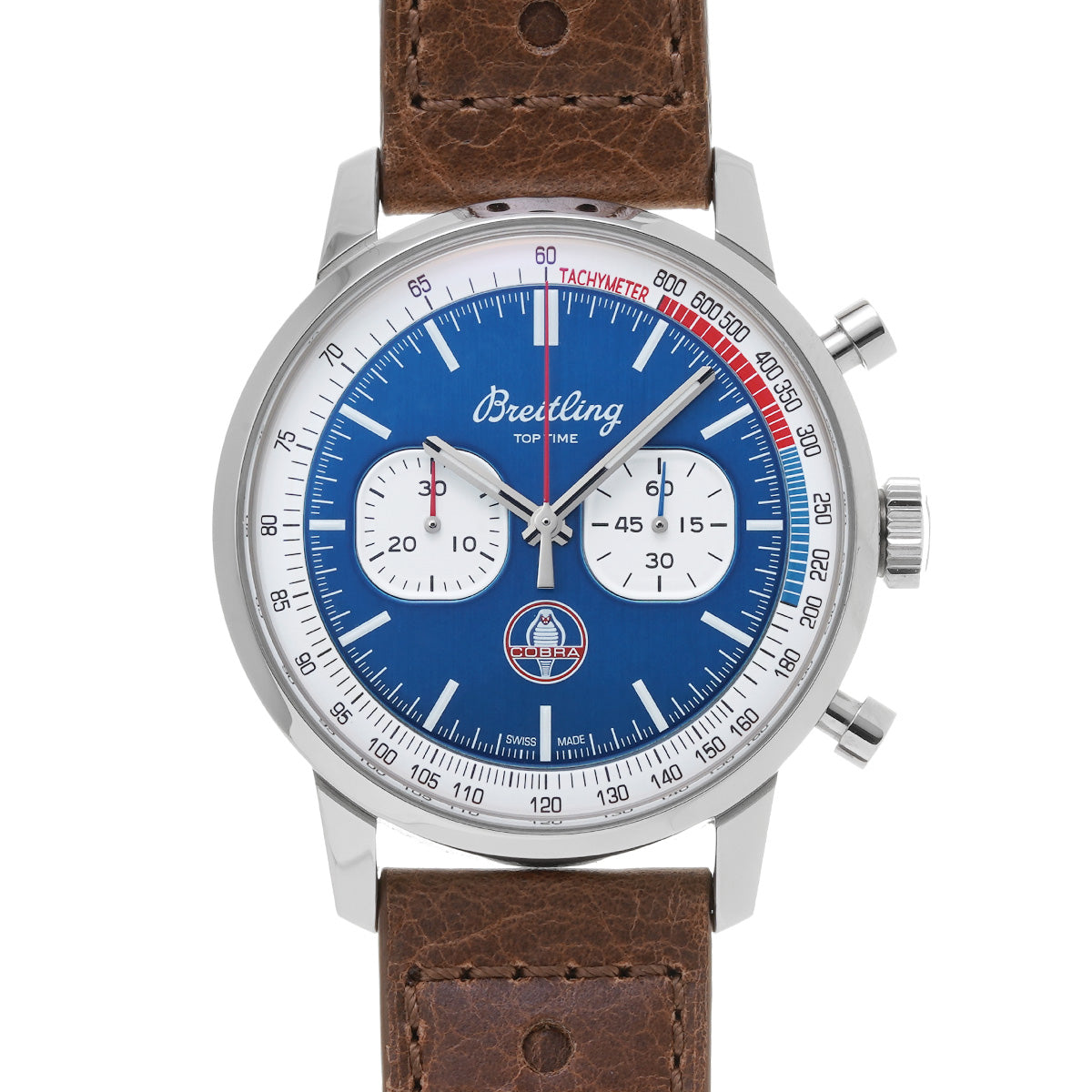 Top Time Shelby Cobra A41315A71C1X2 Blue/White BREITLING Men's [Pre-Owned].