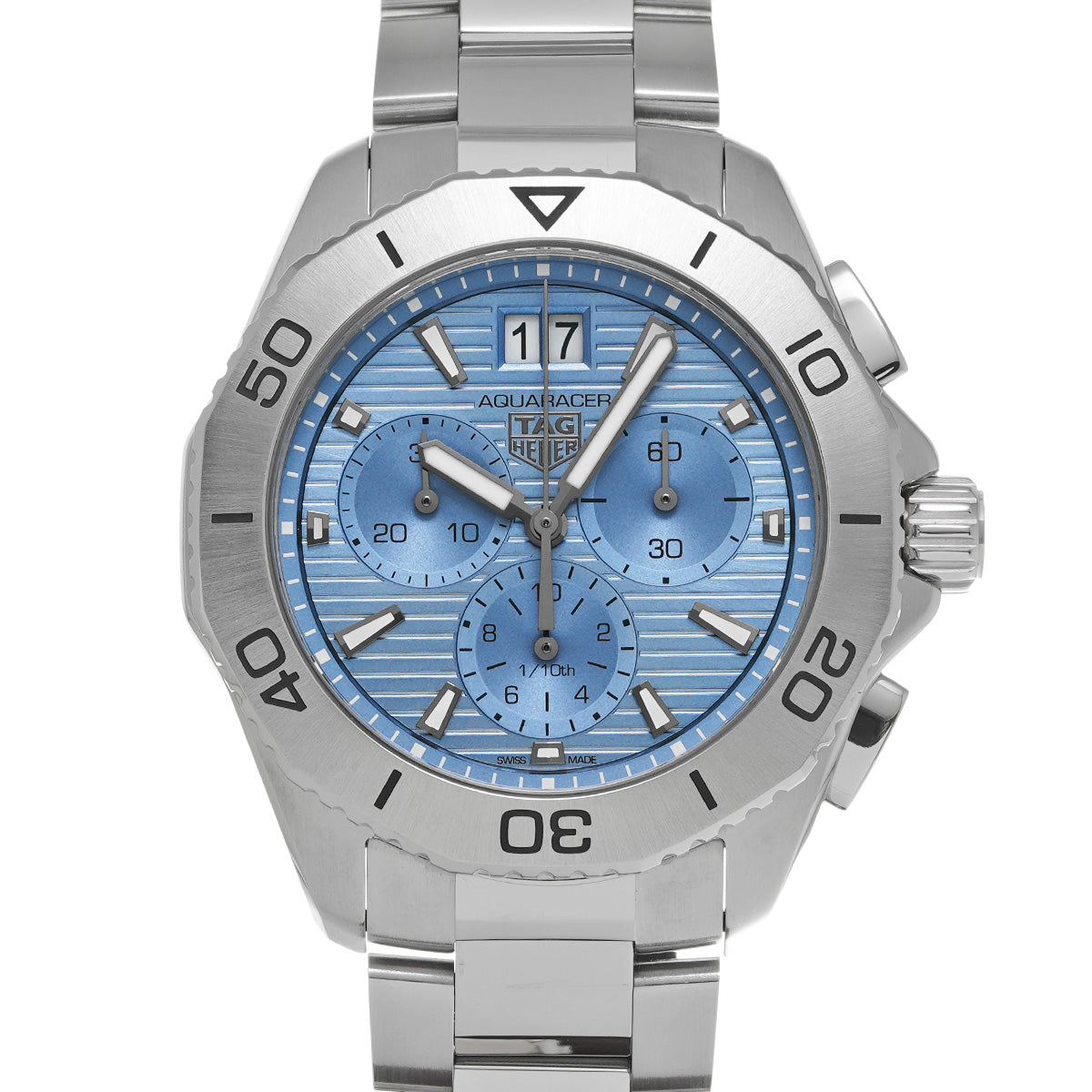 Aquaracer Professional 200 Quartz CBP1112.BA0627 Light Blue TAG HEUER Men's [Pre-Owned]