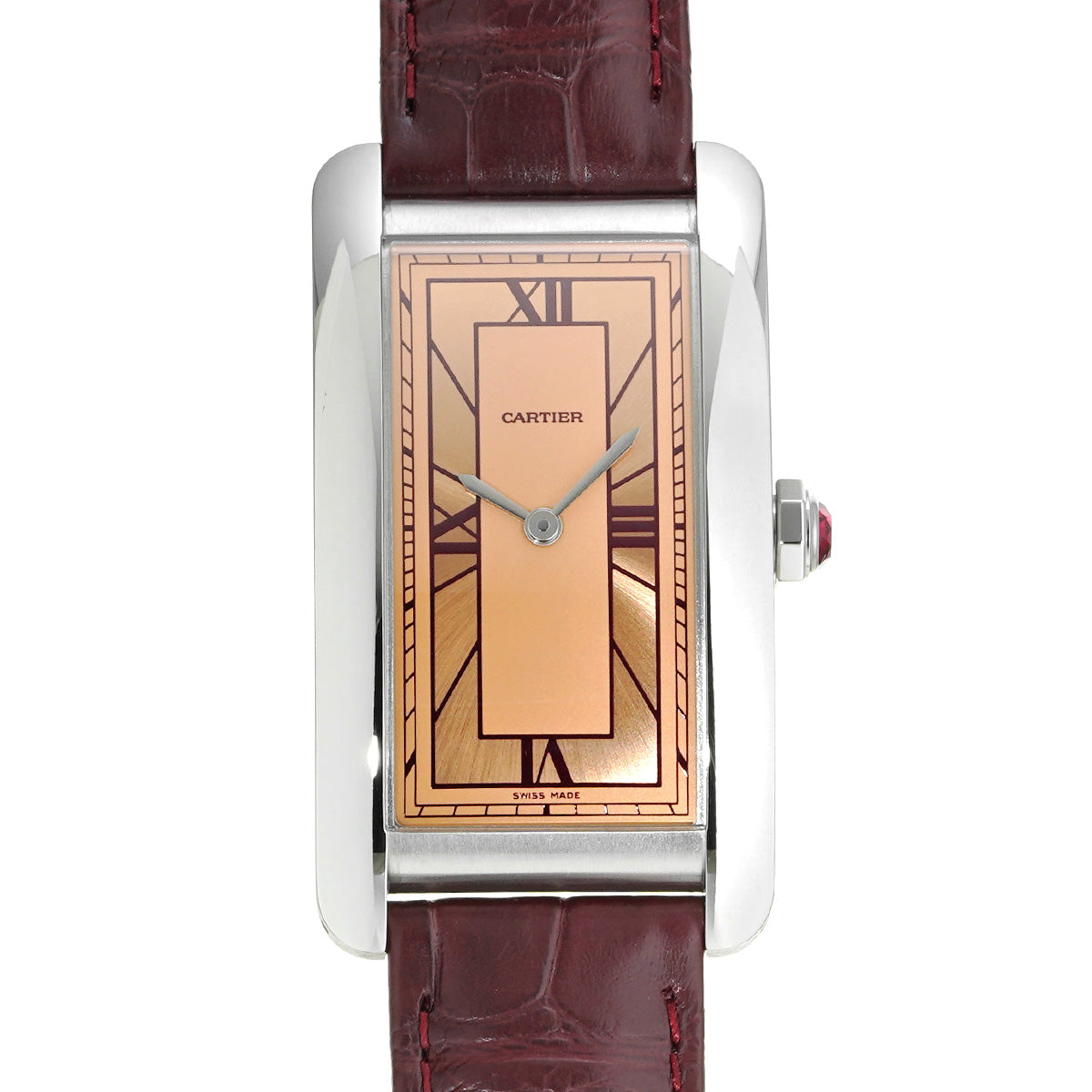 Tank American WGTA0297 Salmon Pink CARTIER Ladies [Pre-owned]