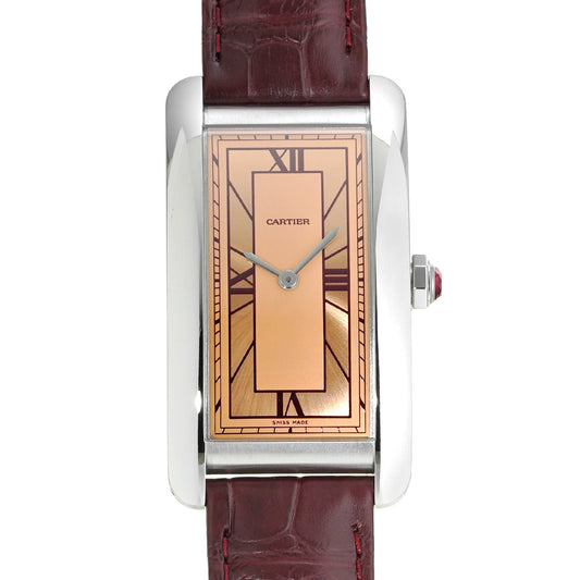 Tank American WGTA0297 Salmon Pink CARTIER Ladies [Pre-owned]