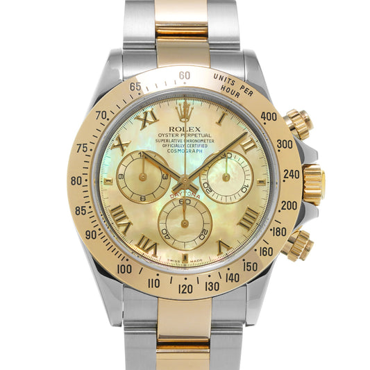 Cosmograph Daytona 116523NR P No. (manufactured around 2001) Yellow MOP ROLEX Men's [Pre-Owned].