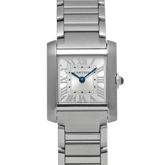 Tank Francaise SM WSTA0065 Silver CARTIER Ladies [Pre-owned]