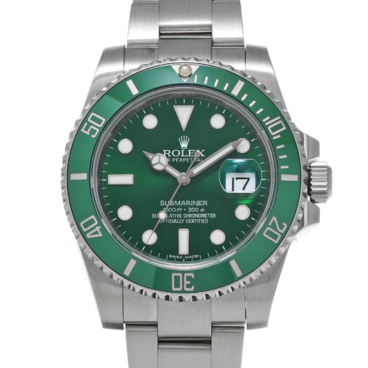 Submariner Date 116610LV Random Serial Green ROLEX Men's [Pre-Owned].