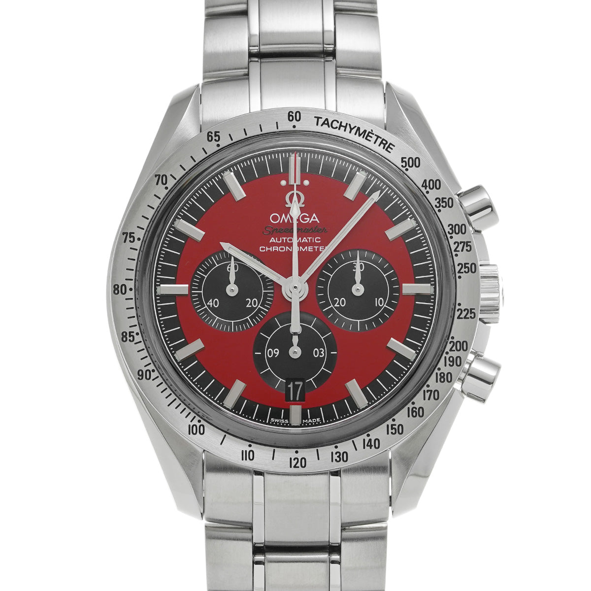 Speedmaster Legend Michael Schumacher 2005 3506.61 Red/Black OMEGA Men's [Pre-owned]