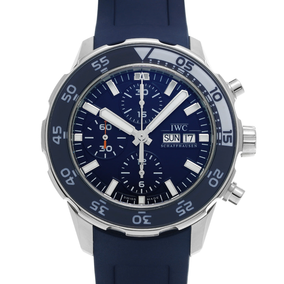 Aquatimer Chronograph IW376711 Blue IWC Men's [Pre-Owned]